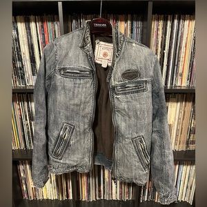 Distressed Buffalo David Bitton Jean Jacket